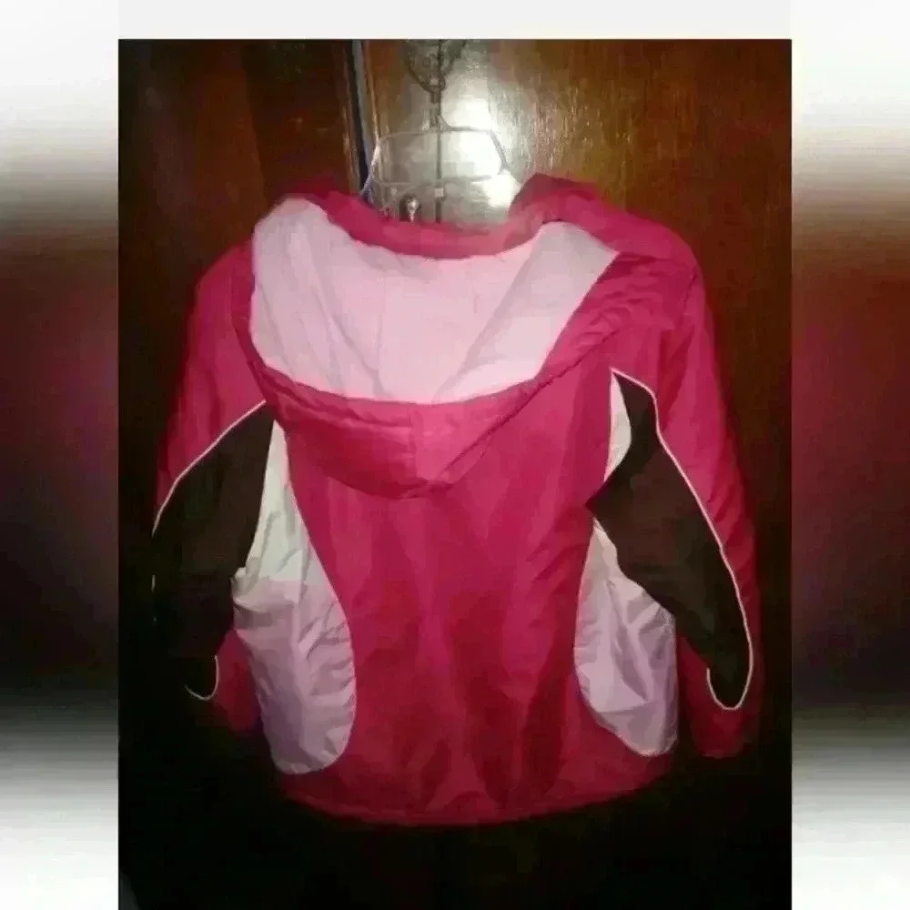 Cherokee Authentic Brand Outerwear Girl's Jacket Size L 10/12 Zip Up Hot Pink